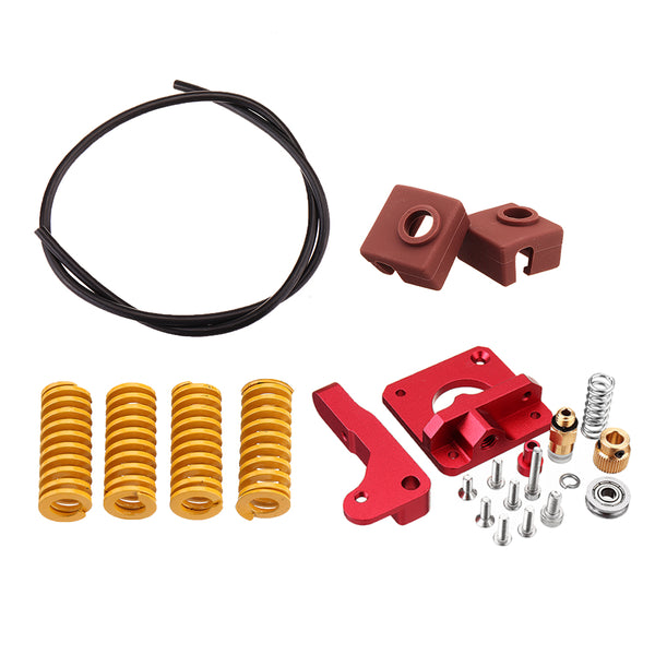 Upgraded Long-Distance Remote Metal Extruder+Leveling Spring+PETG Tube+MK10 Silicone Case Kit For Creality CR-10 Ender-3 3D Printer