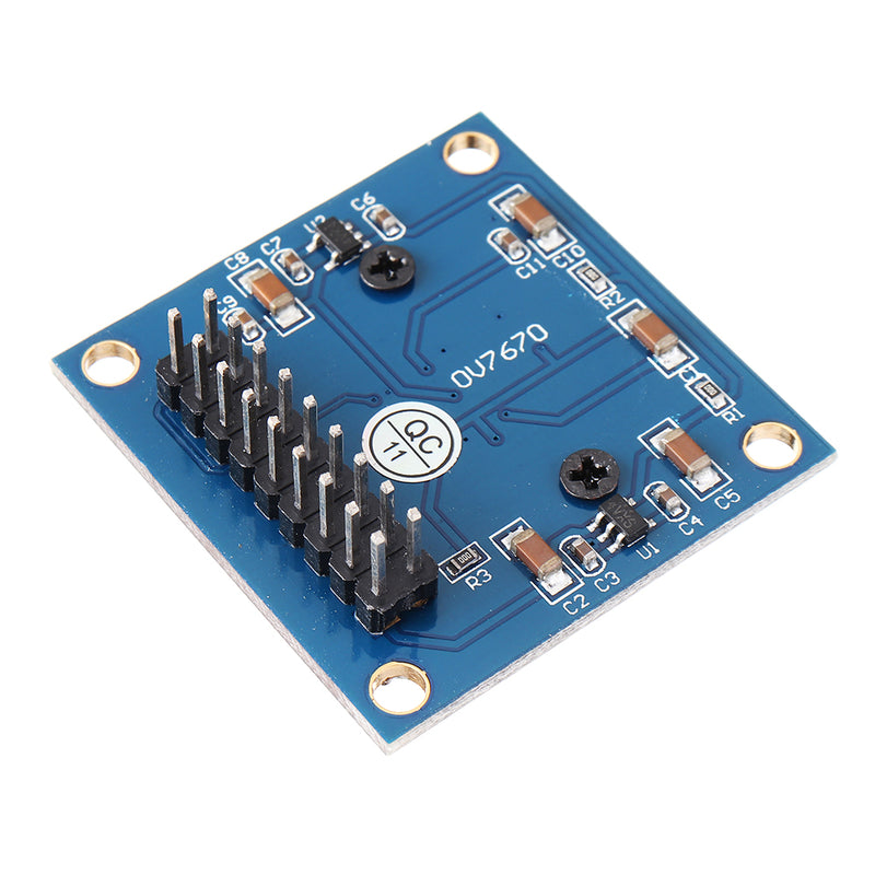 Wareshare OV7670 Camera Module CMOS Acquisition Board Adjustable Focus 300,000 Pixel