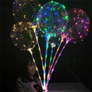 20-inch DIY Luminous Transparent Wave Ball Birthday Wedding Decoration Led Lantern Balloon Vibrating Toy
