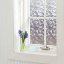 40cmX200cm Modern Flower Pattern Glass Stickers Bathroom Balcony Sliding Door Frosted Glass 3D Stick