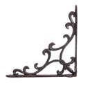 Cast Iron Wall Shelf Mount Bracket Support Mounted Supporter Home Garden Rusty