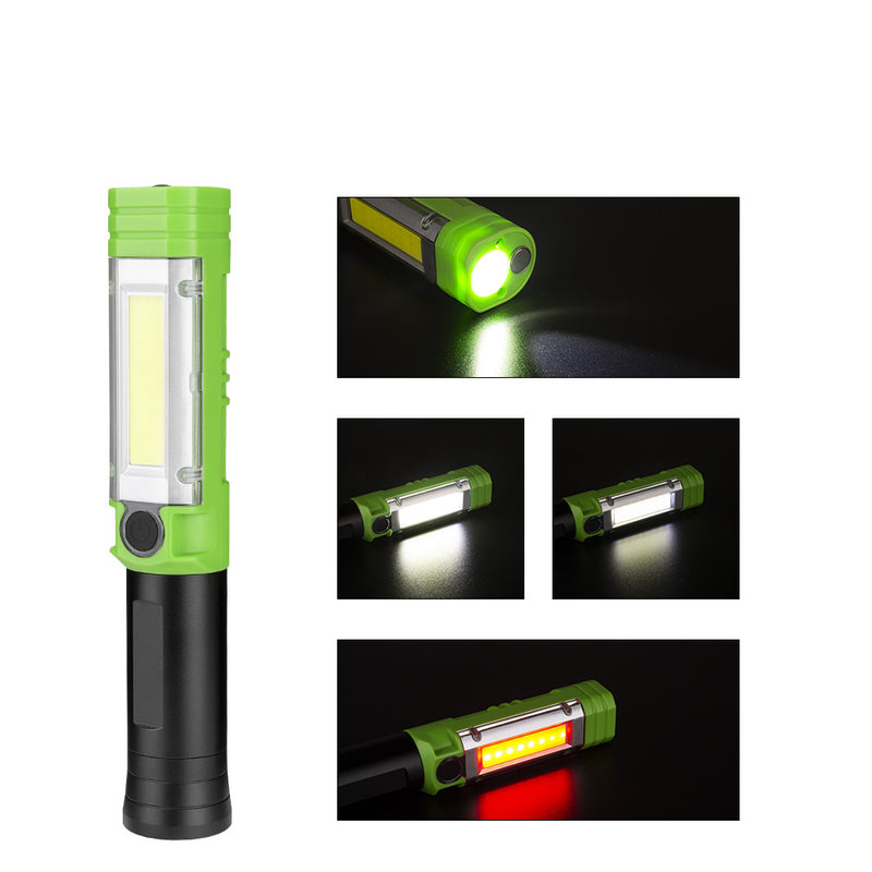 XPE COB LED Aluminum Alloy Work Light Telescopic Magnet Screw Picker Repair Multifunction Flashlight