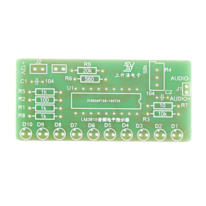 LM3915 10-segment Audio Level Indicator Kit Electronic Soldering Training experiment DIY Parts