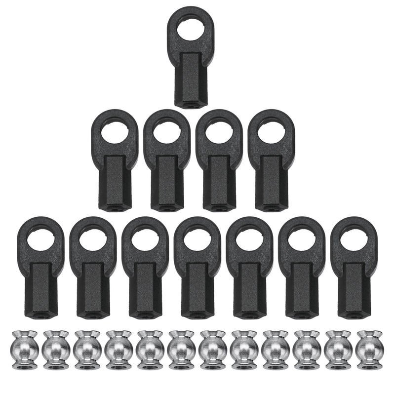 M3/M4 Parallel Arm Carbon Rod Joint Ball Buckle Kit For Delta 3D Printer Part