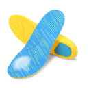 Summer Sweat Absorption Thickening Reduce Vibration Deodorant Breathable PU Soft Sports Insoles