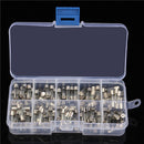 Excellway FT01 100Pcs 5x20mm Quick Blow Glass Tube Fuse Assorted Kits 0.25 - 6A