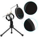 Yanmai PS-3 Microphone Stand Holder Tripod Microphone Accessories with Microphone Filter