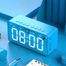 Bakeey BT506 Wireless bluetooth 5.0 Speaker LED Display Dual Alarm Clock TF Card 4D Bass Stereo Speaker with Mic