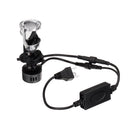 G9 H4 LED Headlights with Mini Projector Lens Hi/Lo Beam Bulb 60W 9600LM 6500K White for Car Motorcycle