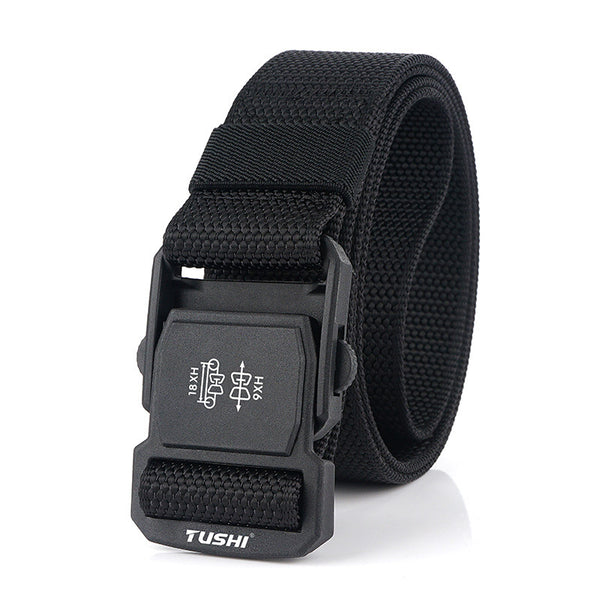 125cm TUSHI 1200D Nylon Magnetic Quick Release Buckle Men Tactical Belt Casual Belts