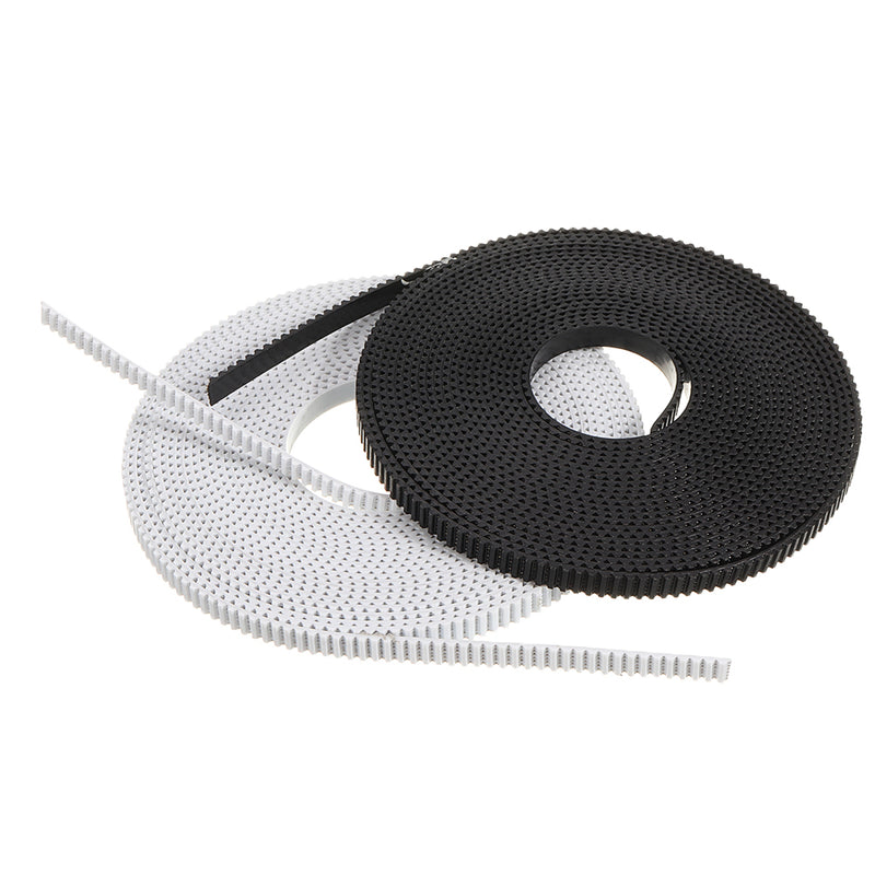 5M Black/White PU Timing Belt T2.5-10MM Transmission Synchronous Belts for 3D Printer