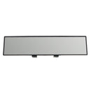 Universal 30CM Wide Flat Interior Clip On Rear View Clear Glass Mirror