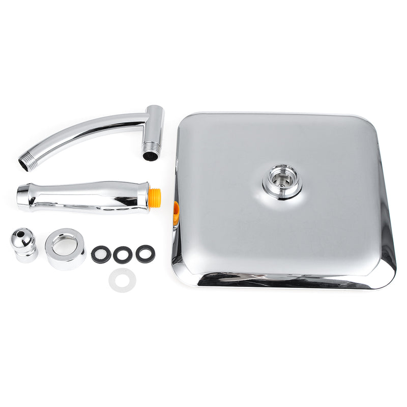 8 Inch Rainfall Shower Head Bathroom Square Shower Head Pressurized Shower Spray