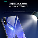 Bakeey Illuminating Tempered Glass Protective Case For iPhone X/XS/XR/XS Max/8 Plus/7 Plus