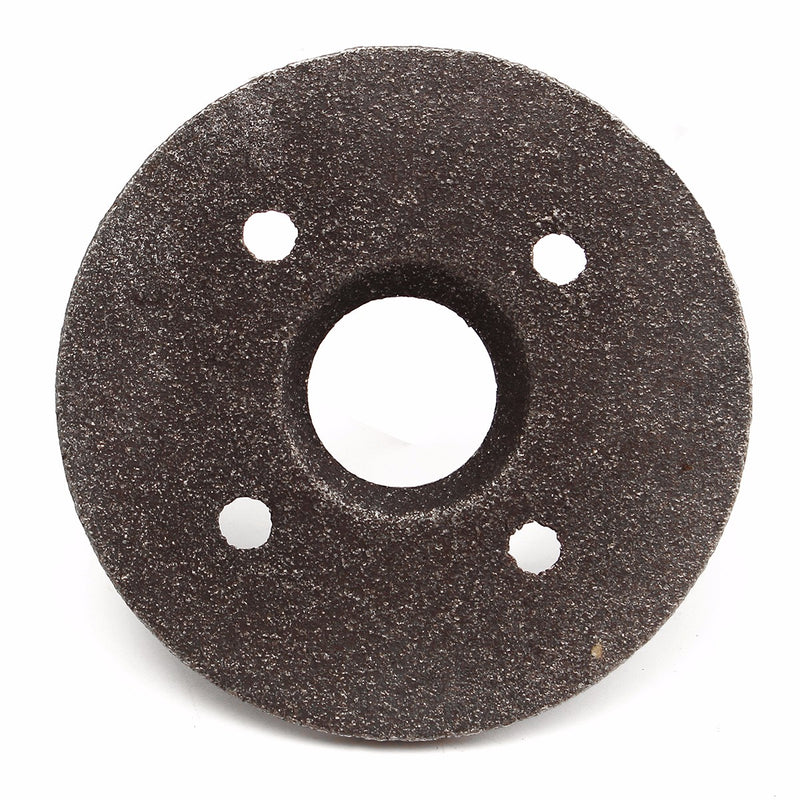 2pcs 3/4 Inch Black Malleable Iron Floor Flange Fitting Pipe NPT Antique Wall Flange Seat