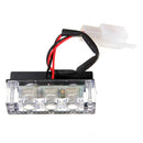 8PCS 24LED Emergency Lights Warning Strobe Flash Lamp Bars Amber White 12V for Car Truck