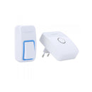 US Plug Augreener Wireless Cordless Wireless Control Doorbell Battery-free 25 Chime Digital Doorbell