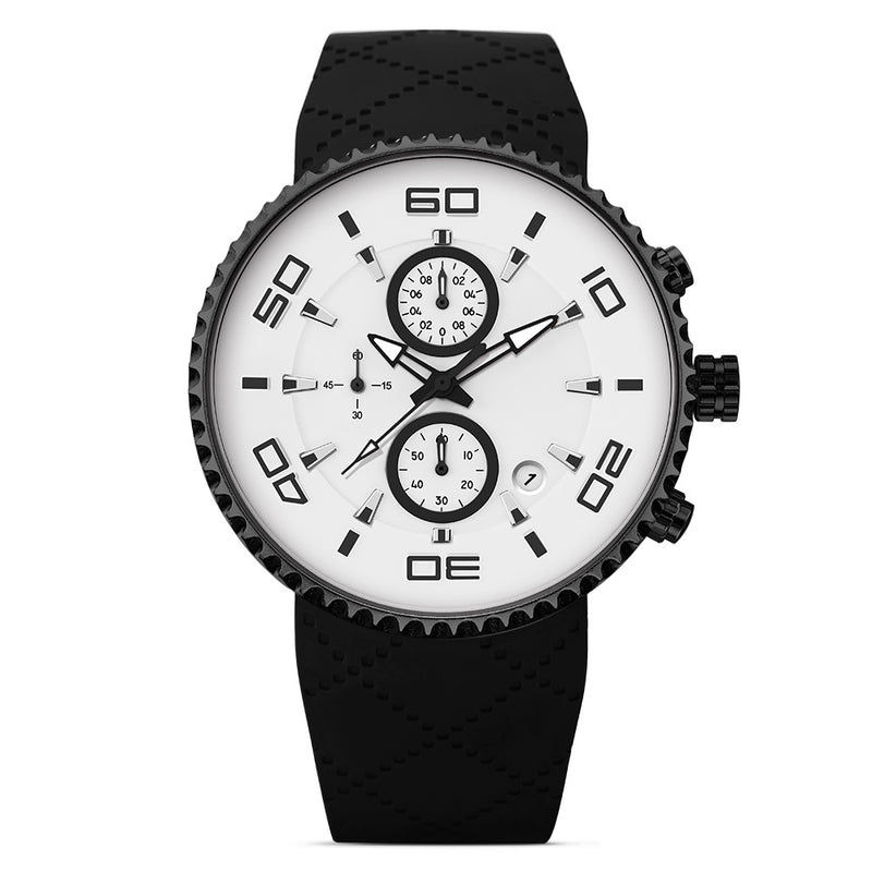 SINOBI 9739 Multifunction Fashion Style Sport Watches Silicone Strap Men Quartz Wristswatch