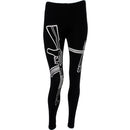 Athleisure Letter Printed Yoga Running Sport Workout Pant High Waist Cropped Legging Fitness