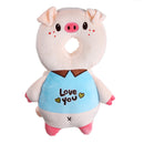Cute Newborn Baby Drop Protection Pillow Toddler Drop Resistance Pad for Head Back Protective pad