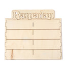 MDF Wooden Ramadan Advent Calendar DIY House Drawer Stand Rack Decorations