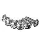 Suleve M5SH7 165Pcs M5 Hex Socket Button Head Screw 304 Stainless Steel Bolt Assortment Set
