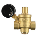DN15 1/2' Inch Brass Water Pressure Reducing Regulator Reducer & Gauge Adjustable