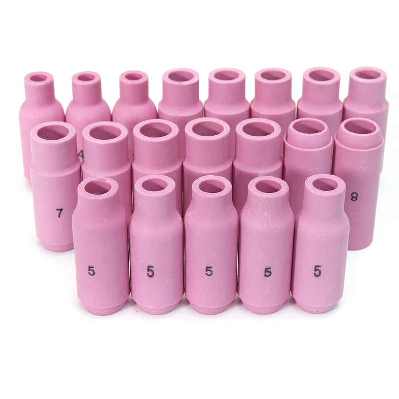 63Pcs TIG Collets Body Back Cap Fit TIG Welding Torch Consumables WP17 18 26 63PK