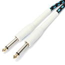 Zebra 3m Guitar Cable Cord for Guitar Mixer Amplifier Blue-Black