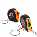Mini Retractable Taper Measure Ruler Portable Pull Ruler Keychain Retractable Ruler Heart-shaped Tape Measure 1m