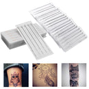 100/200Pcs Surgical Stainless Steel 50pcs Mixed Beauty Needles Tattoo Needles 10 Sizes Round Liner Shader 3RL/ 5RL/ 7RL/ 9RL/5RS/ 7RS/ 9RS/ 5M1/ 7M1/ 9M1/ Mix Size