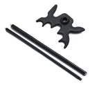 Black Wooden Bridge Cue Stick Billiard Cue Rack Pool Rack Rest for Snooker Slip-On Spider Sports