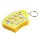 Mini Whack-A-Mouse Mole Attack Game Key Chain Amusement Game