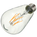 Kingso AC85-265V Non-dimmable Warm White 480LM E27 ST64 6W LED COB Light Bulb for Indoor Home