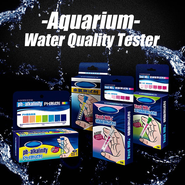 Aquarium Fish Tank PH NO2 NO3 Nitrite Nitrate Chlorine Water Quality Tester Kit
