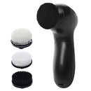 Electric Portable Shoes Polisher Cleaner with 4 Brush Heads Cleaning Brushes