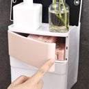 Wall Mounted Toilet Paper Roll Holder Bathroom Tissue Box Waterproof Dispenser