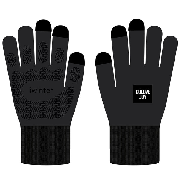 Men Touch Screen Outdoor Knitted Gloves Winter Warm Windproof Riding Skiing Sports