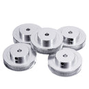 5Pcs 60Teeth 5mm Inner Hole GT2-60T Synchronous Timing Pulley + Wrench  For RepRap Prusa 3D Printer