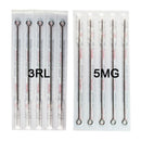 Beginner Complete Tattoo Kit 2x Machine Power Supply Set Grip 5 color Ink Needle
