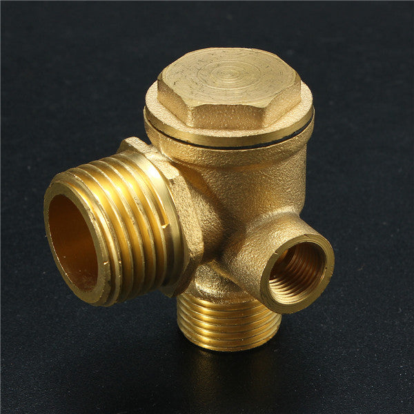 Brass 3 Port Central Pneumatic Air Compressor Check Valve 444430mm