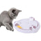 Duogez Funny Cat Interactive Pet Toys Electric Cat Toy Play Teaser Plate Mice Catch Toy Electric Playing Exercise Toys