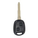 2 Button Remote Key Fob With Switch Battery Pad For Toyota Yaris Avensis Corolla RAV4