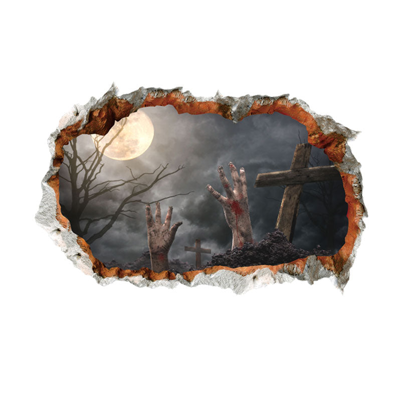 Miico FX64112 Halloween Sticker Wall Sticker Decoration For Living Room Halloween Decoration