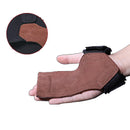 KALOAD Cowhide Fitness Gloves Anti-slide Pull-up Wristband Hand Protector Hand Gripper Gym Gloves