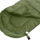 Outdoor Camping Single Sleeping Bag Waterproof Envelope Hooded Sleeping Pad Autumn Winter