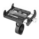 Xmund XD-BL5 Aluminum Alloy Phone Holder 3.5"-6.5" Adjustable Phone Clip Stand Shockproof Portable Phone Bracket For Cycling Bicycle