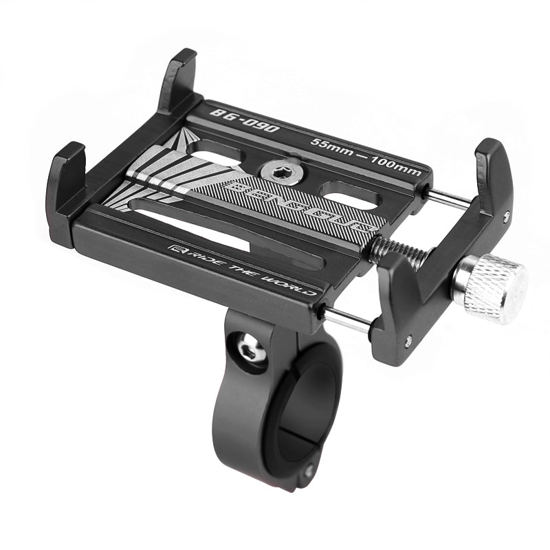 Xmund XD-BL5 Aluminum Alloy Phone Holder 3.5"-6.5" Adjustable Phone Clip Stand Shockproof Portable Phone Bracket For Cycling Bicycle