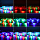 5M 3528 RGB 300 Flexible LED Strip Light With 24Keys Or 44 Keys Infrared Remote Control for Home Outdoor Use