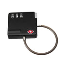 KCASA LK-32 3 Digit TSA Approved Combination Lock Travel Security Luggage Door Lock